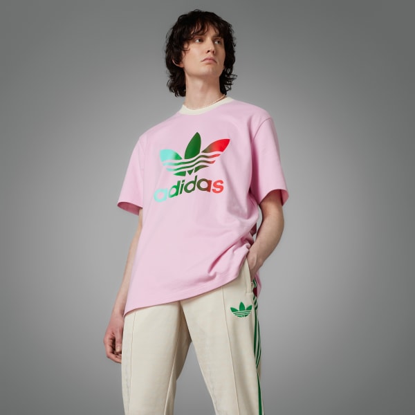 Adidas t on sale shirt roze