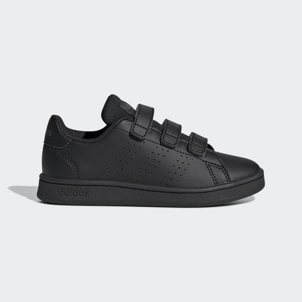 adidas advantage all black