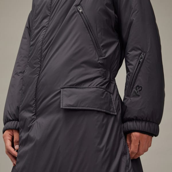 adidas Y-3 Padded Hooded Parka - Black | adidas Türkiye
