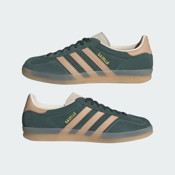 adidas Gazelle Shadow Olive Yellow Gum Men's - HQ9873 - US