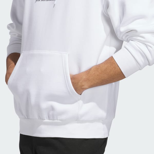 adidas 4.0 Logo Hoodie (Gender Neutral) - White | Free