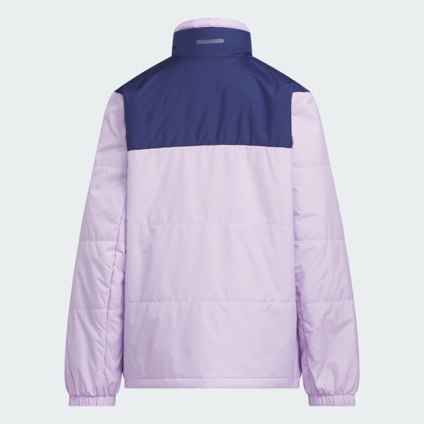 パープル キッズ マストハブ スモールロゴ ルーズフィット 中わた入りライトジャケット