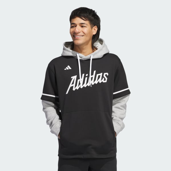 Noir Maillot à capuche Branded