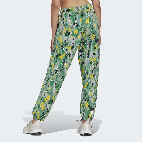 White adidas by Stella McCartney Floral Printed Woven Track Pants HI803
