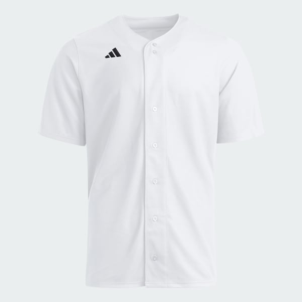 bílá Dres Impact se zapínáním na knoflíky
