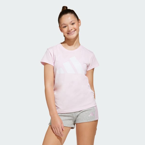 Rosa Camiseta Essentials Infantil