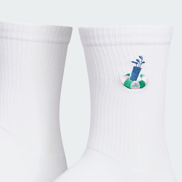 White CHIP DRIVER 크루 삭스