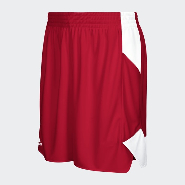 Red adidas basketball shorts Clearance