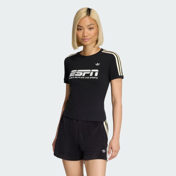 Đen ÁO THUN COTTON CALI CÓ LOGO NHÀ TÀI TRỢ