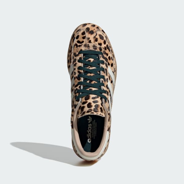 Beige Tenis Handball Spezial con Estampado de Leopardo