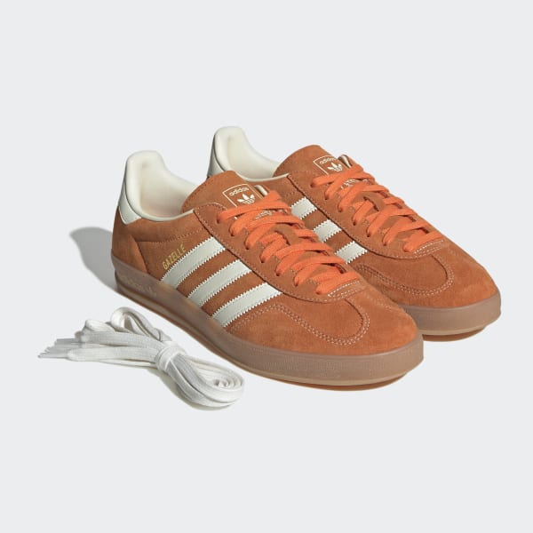 adidas GAZELLE INDOOR 24cm ベージュ/オレンジ adidas_Gazelle_Indoor_Shoes_Or