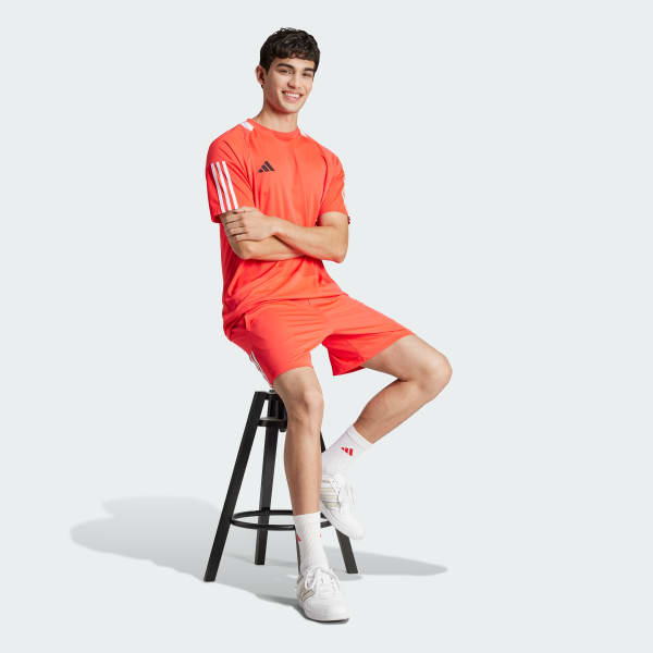 cervená Šortky Sereno AEROREADY Cut 3-Stripes