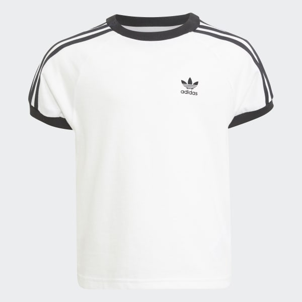 White Adicolor 3-Stripes Tee