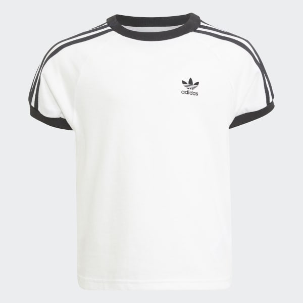Blanc T-shirt Adicolor 3-Stripes JEA50
