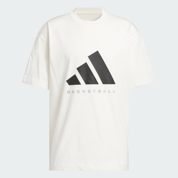 Blanco Camiseta de baloncesto adidas