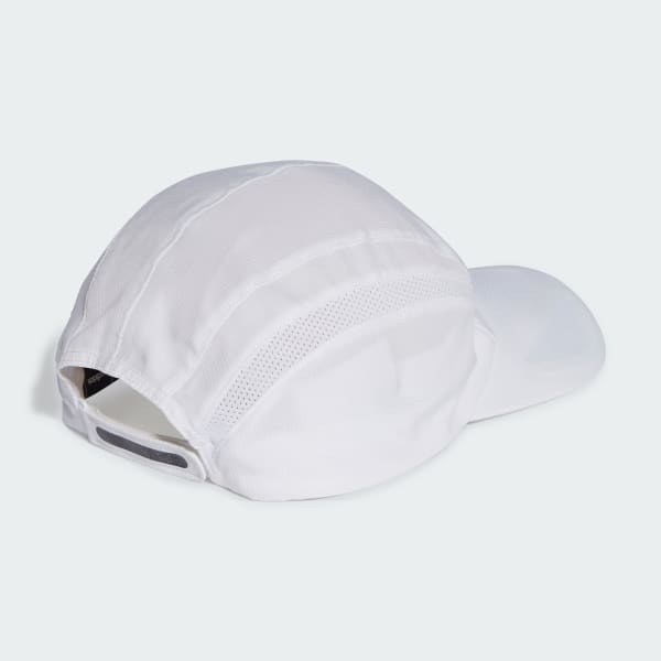 White Running x Adizero HEAT.RDY Lightweight Cap