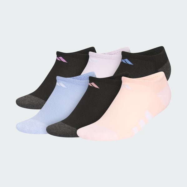 noir GRL ATH CUSH 6-PACK NO SHOW