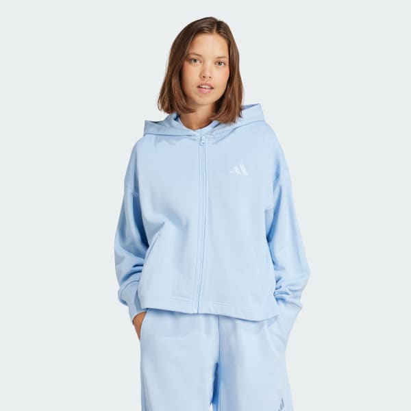 Azul Chaqueta con capucha ALL SZN French Terry Loose