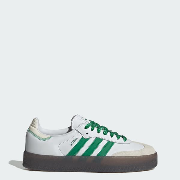 ★adidas★ Triple OG W White Green IE9105 adidas Sambae Shoes - White | Free Shipping with adiClub