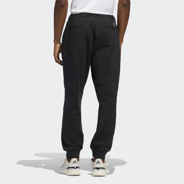 Noir Pantalon de golf Adicross Quilted
