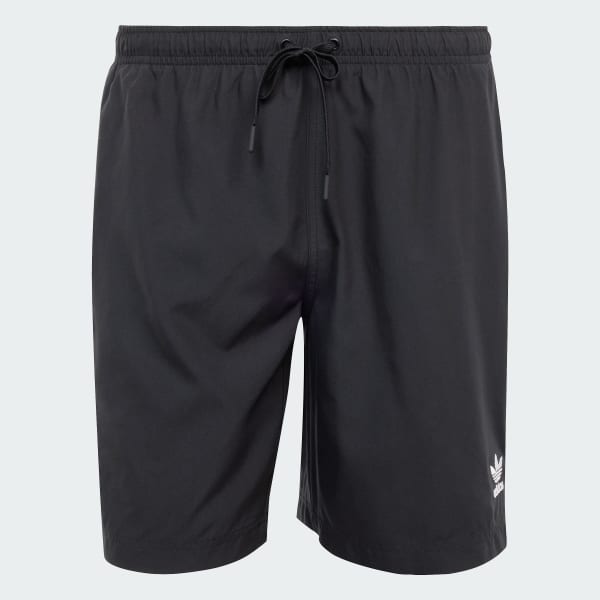 adidas Adicolor 8-Inch Swim Shorts - Black | Free Shipping with