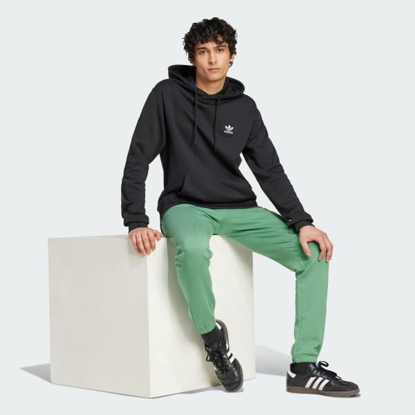 Black Trefoil Essentials Hoodie