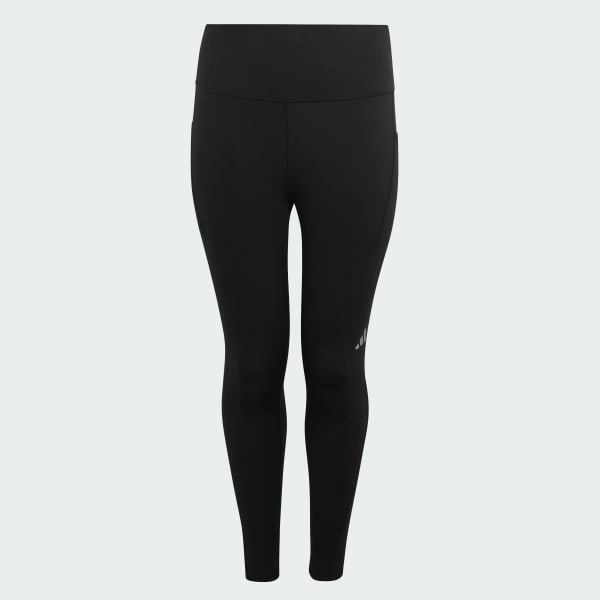 Svart adi365 Climacool Running 7/8 Tights (store størrelser)