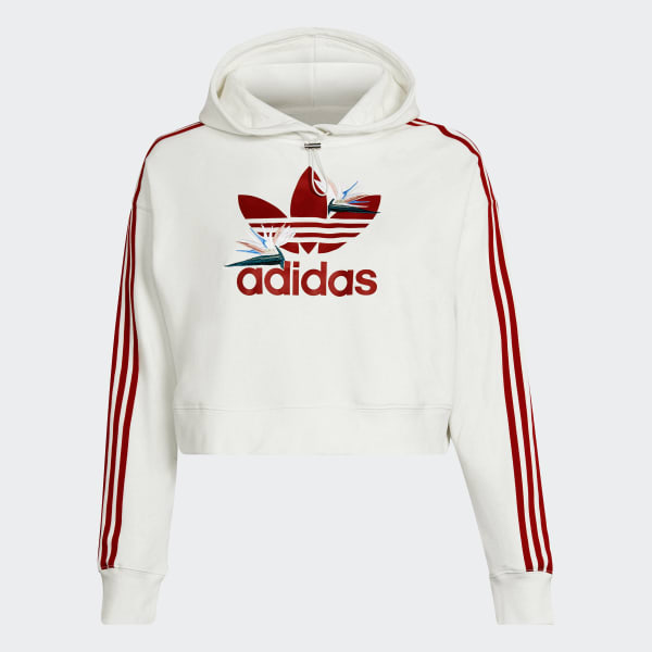 Blanc Sweat-shirt à capuche Thebe Magugu (Grandes tailles) CC518
