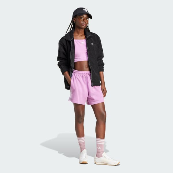 Violeta Shorts 3 Franjas Felpa Francesa