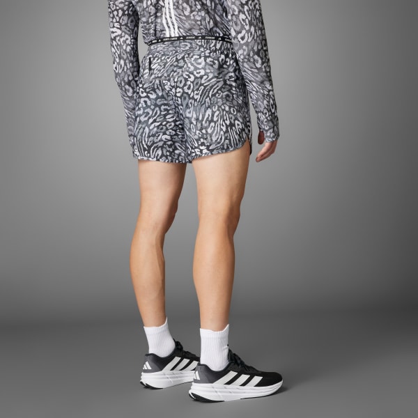 Gris Shorts Own the Run  Tres Rayas