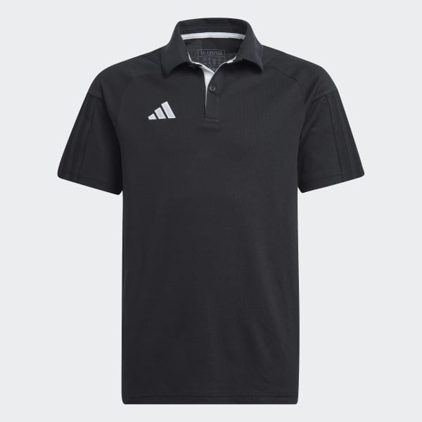 Czerń Tiro 23 Competition Cotton Polo Shirt