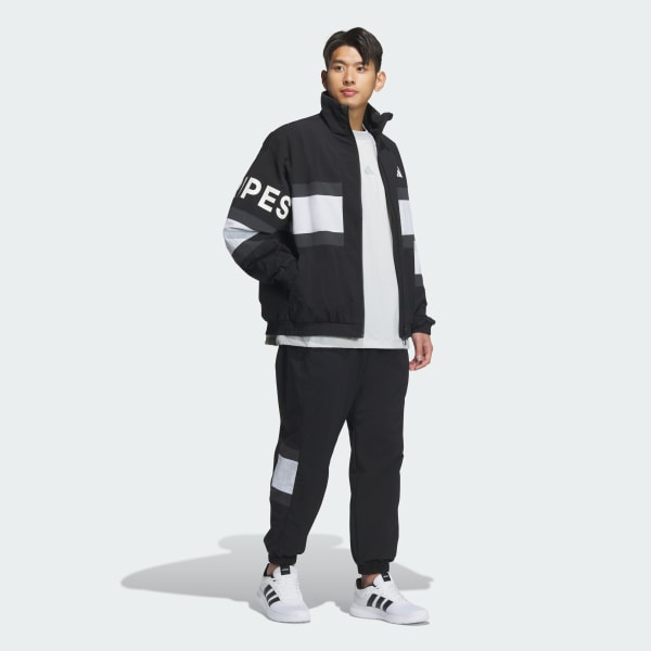 cierna Wording Pack Loose Fit Mesh-Lined Woven Jacket