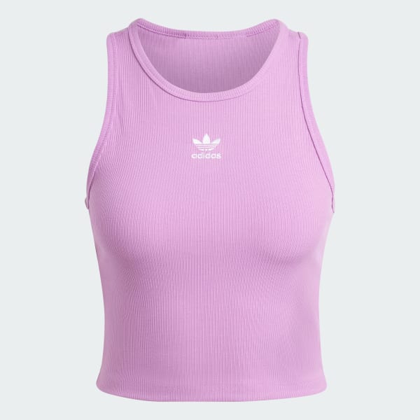 Purple Essentials Ribbed Tank Top