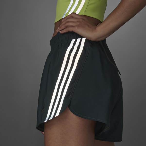 Verde Shorts Corrida Run Icons 3-Stripes