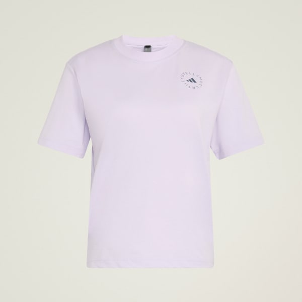 パープル adidas by Stella McCartney TrueCasuals レギュラー スポーツウェア Tシャツ