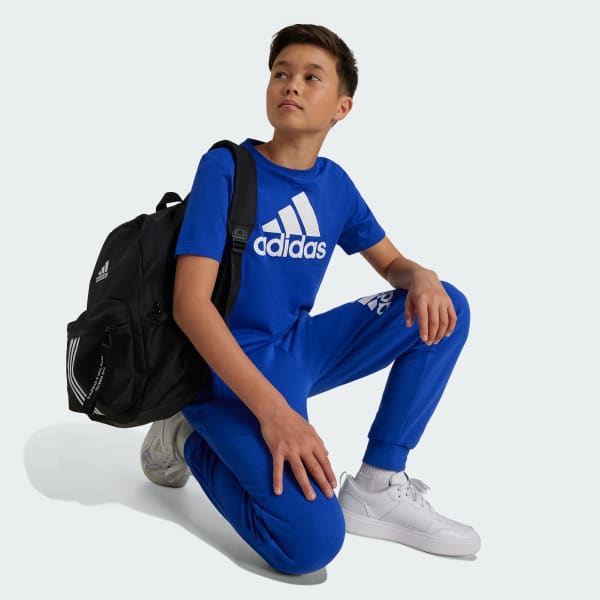 Azul Playera Essentials Big Logo Algodón