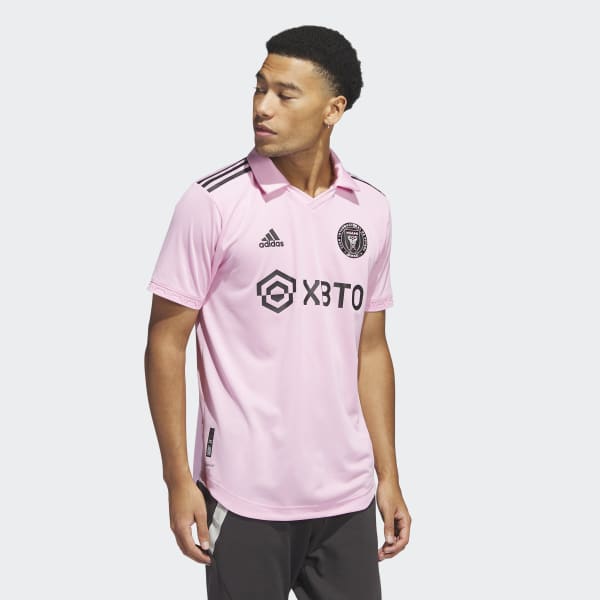 Men's adidas Lionel Messi Pink Inter Miami CF 2023 The Heart Beat Kit  Replica Jersey