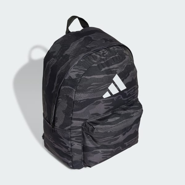 Grey Classic Graphic Backpack
