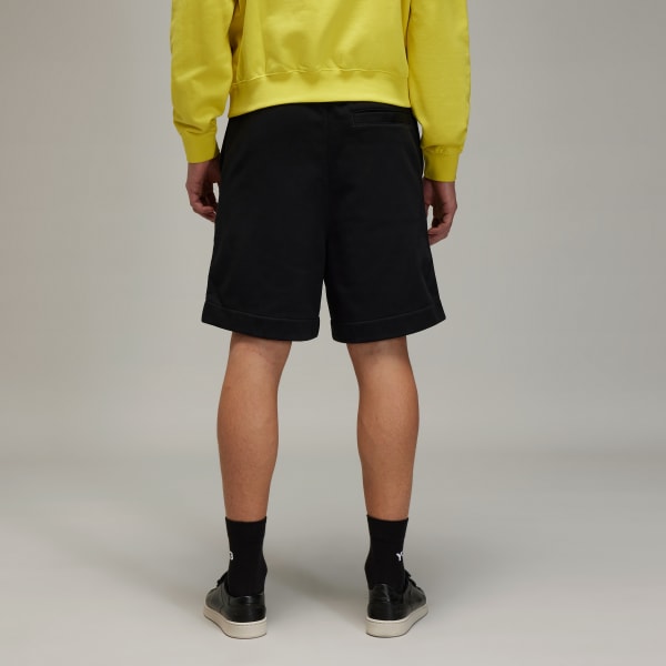 Schwarz Y-3 French Terry Shorts