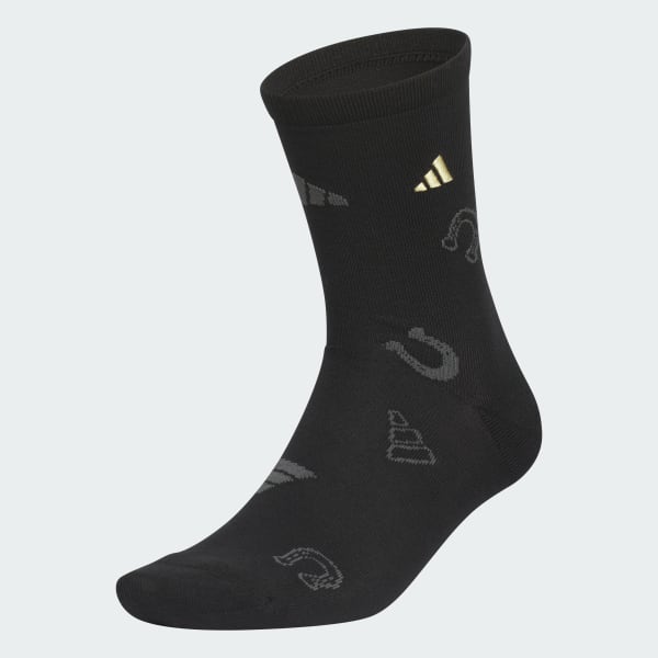 Black NEW YEAR GRAPHIC CREW SOCK 1PP