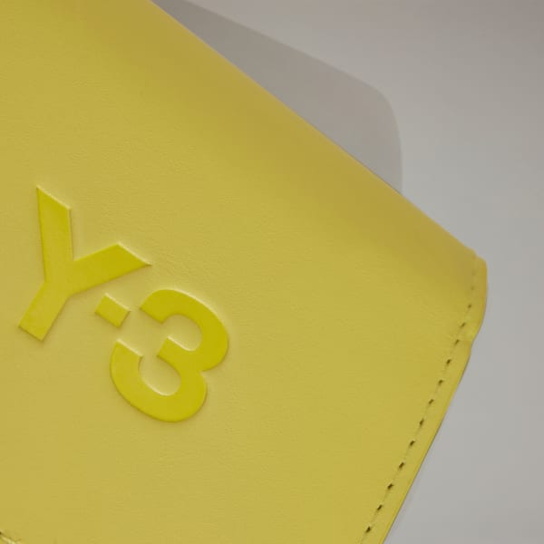 Yellow Y-3 Card Holder