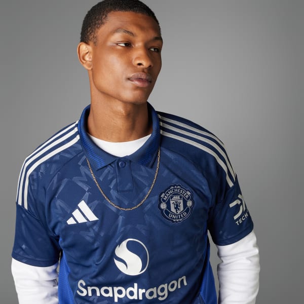 Bleu Maillot Extérieur Manchester United 24/25