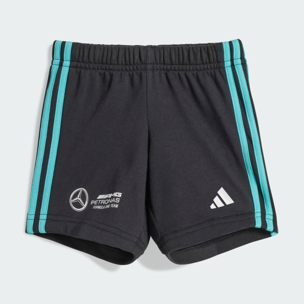 Schwarz MERCEDES - AMG PETRONAS FORMULA ONE TEAM DNA KIDS T-SHIRT UND SHORTS SET