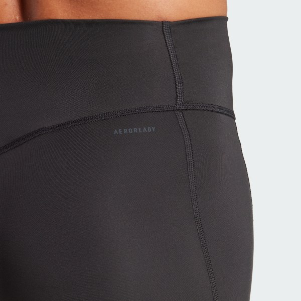 adidas Optime 7-Inch Leggings - Black | Free Shipping with adiClub