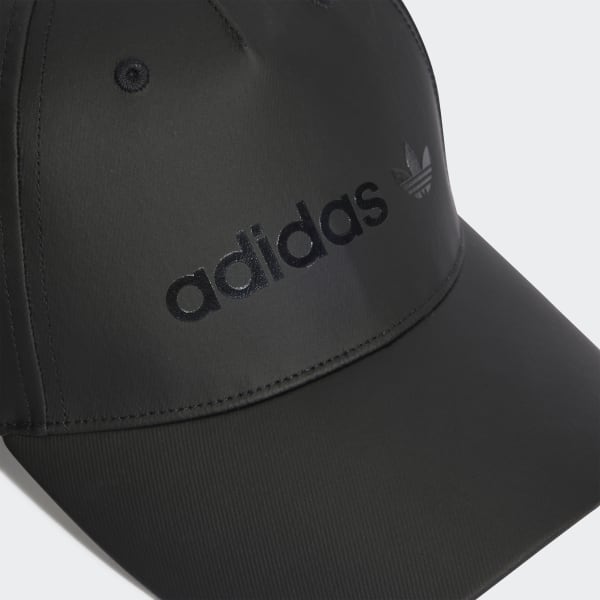 Negro Gorra Béisbol Satén