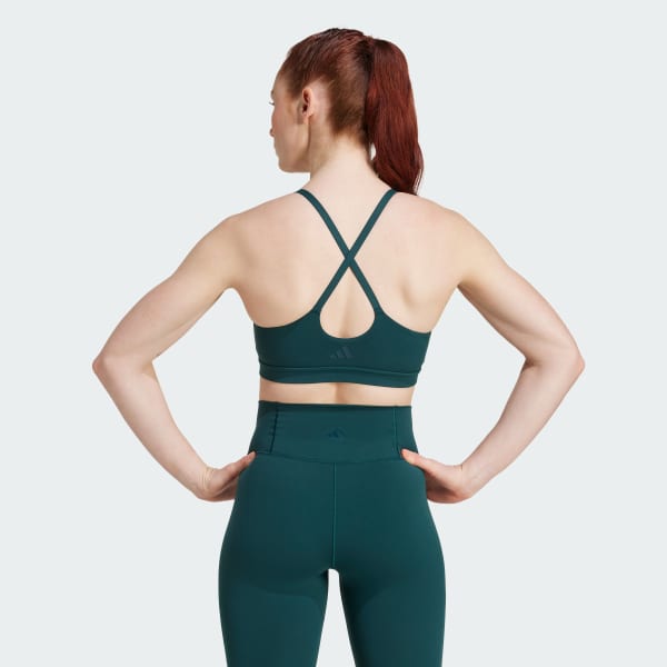 vert Brassière maintien léger adidas All Me