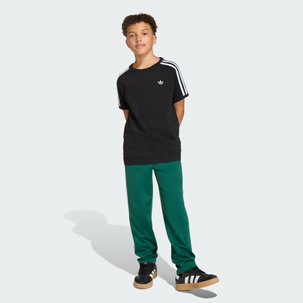 Schwarz 3-STREIFEN T-SHIRT