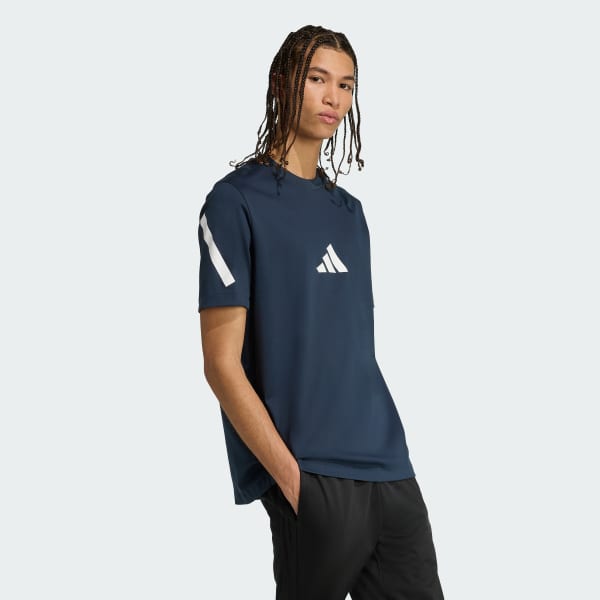 Blue adidas Z.N.E. Tee