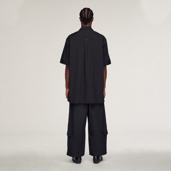 Black Y-3 UT SHORT SLEEVE SHIRT
