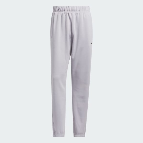 Grey adidas Basketball Fleece Joggers (Gender Neutral)